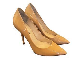Boutique 9 Justine Golden Yellow Patent Leather Heels Size 7.5